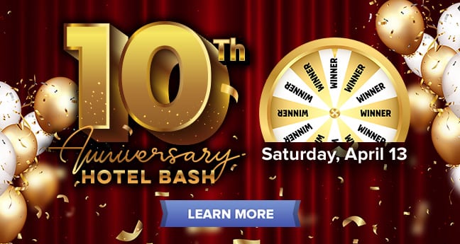 10th Anniversary Hotel Bash