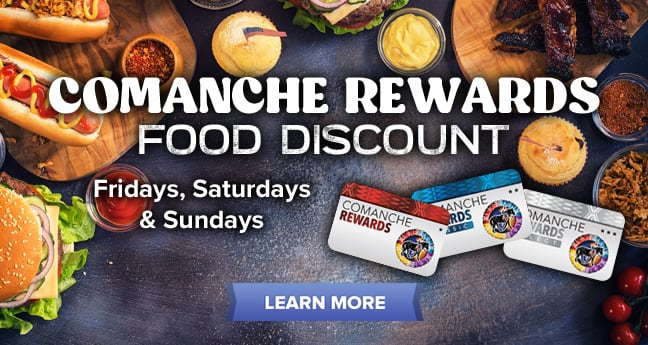 Comanche Rewards Food Discount