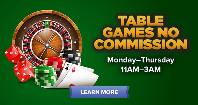 Table Games No Commission