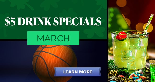 $5 Drink Specials