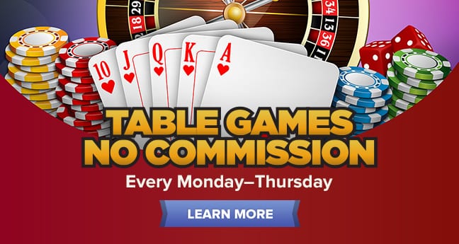 Table Games No Commission