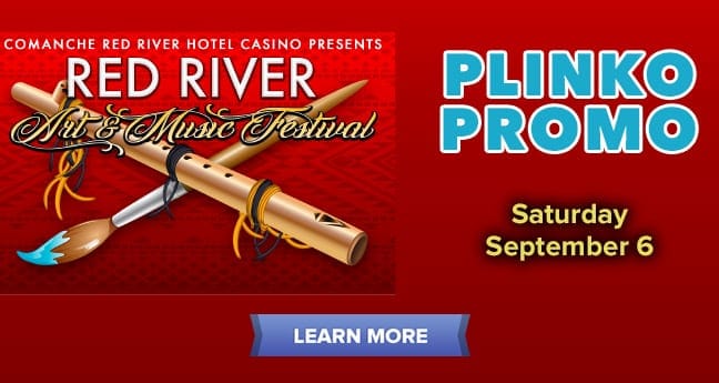 Red River Art & Music Festival Plinko Promo