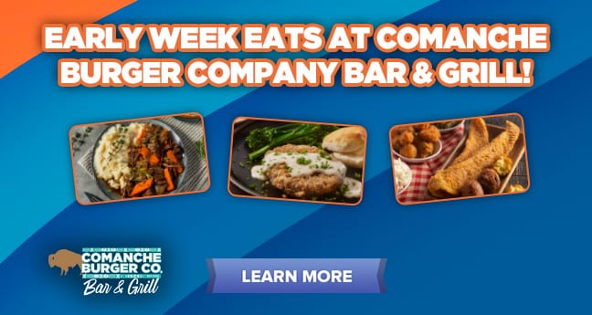 Early Week Eats At Comanche Burger Company Bar & Grill!