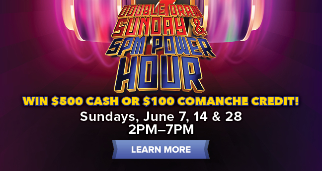 Double Draw Sundays & 5PM Power Hour