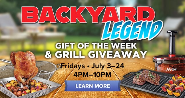 Backyard Legend Gift Of The Week & Grill Giveaway