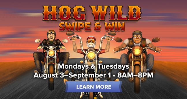 Hog Wild Swipe & Win
