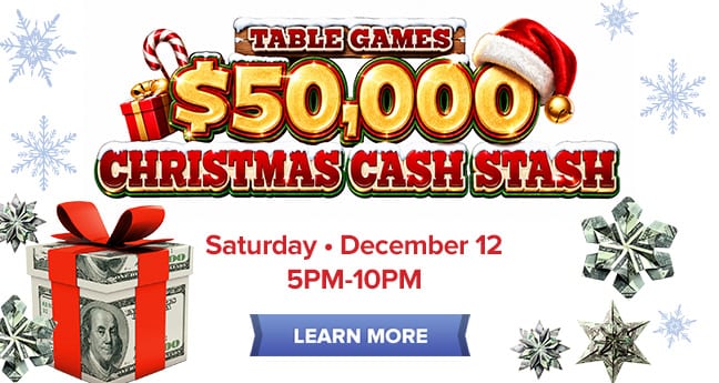 Table Games Christmas Cash Stash